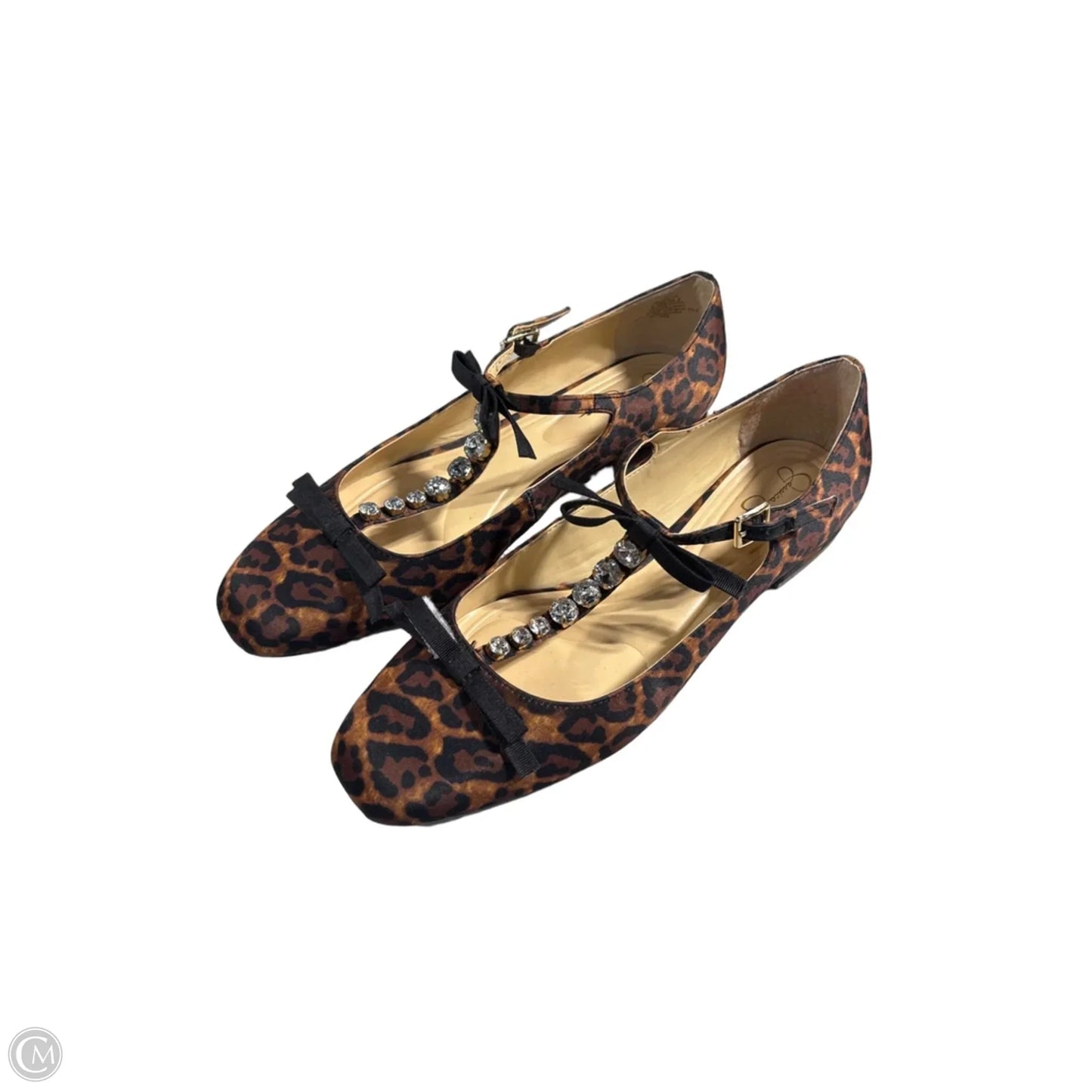 Shoes Flats By Jessica Simpson In Animal Print, Size: 8.5