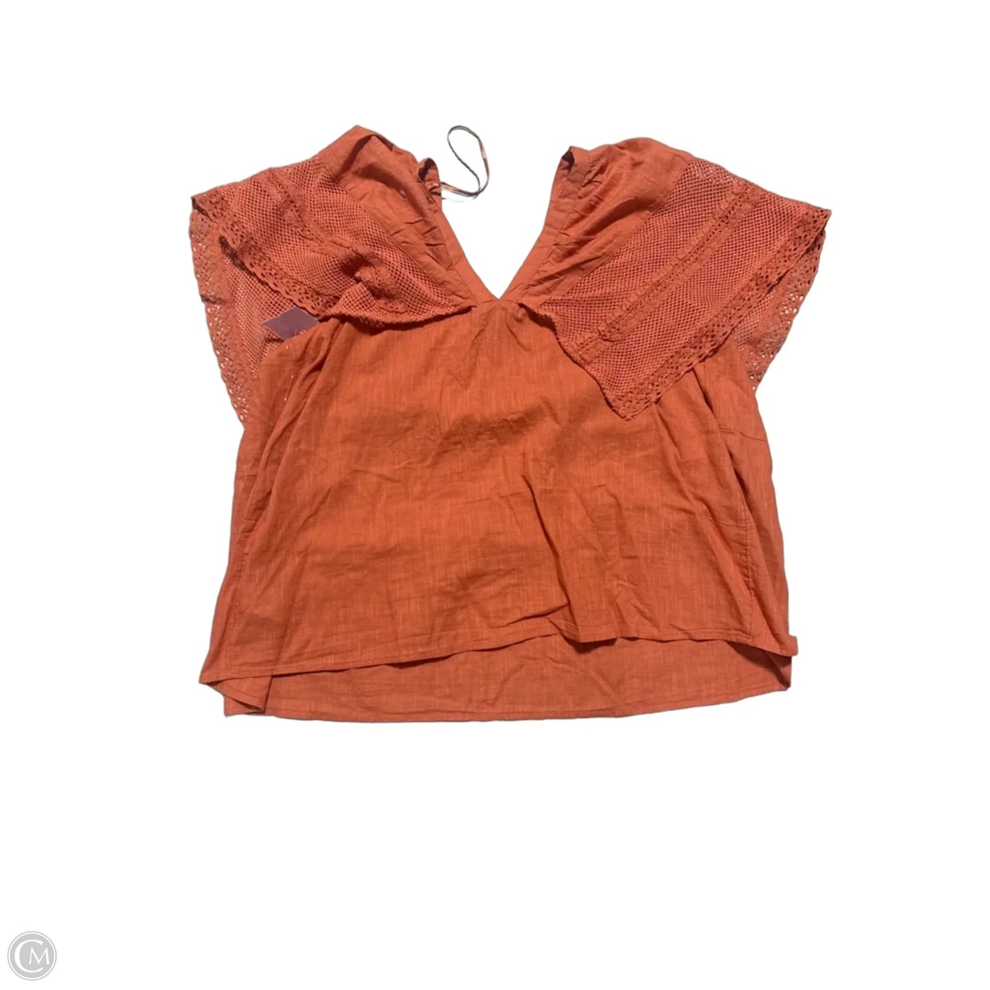 Top Short Sleeve By Old Navy In Orange, Size: Xl