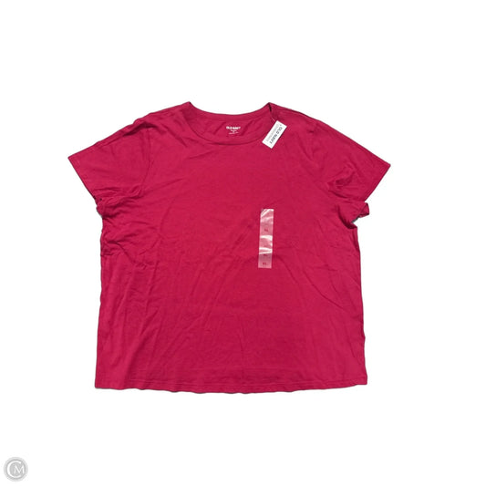 Top Short Sleeve By Old Navy In Pink, Size: Xl