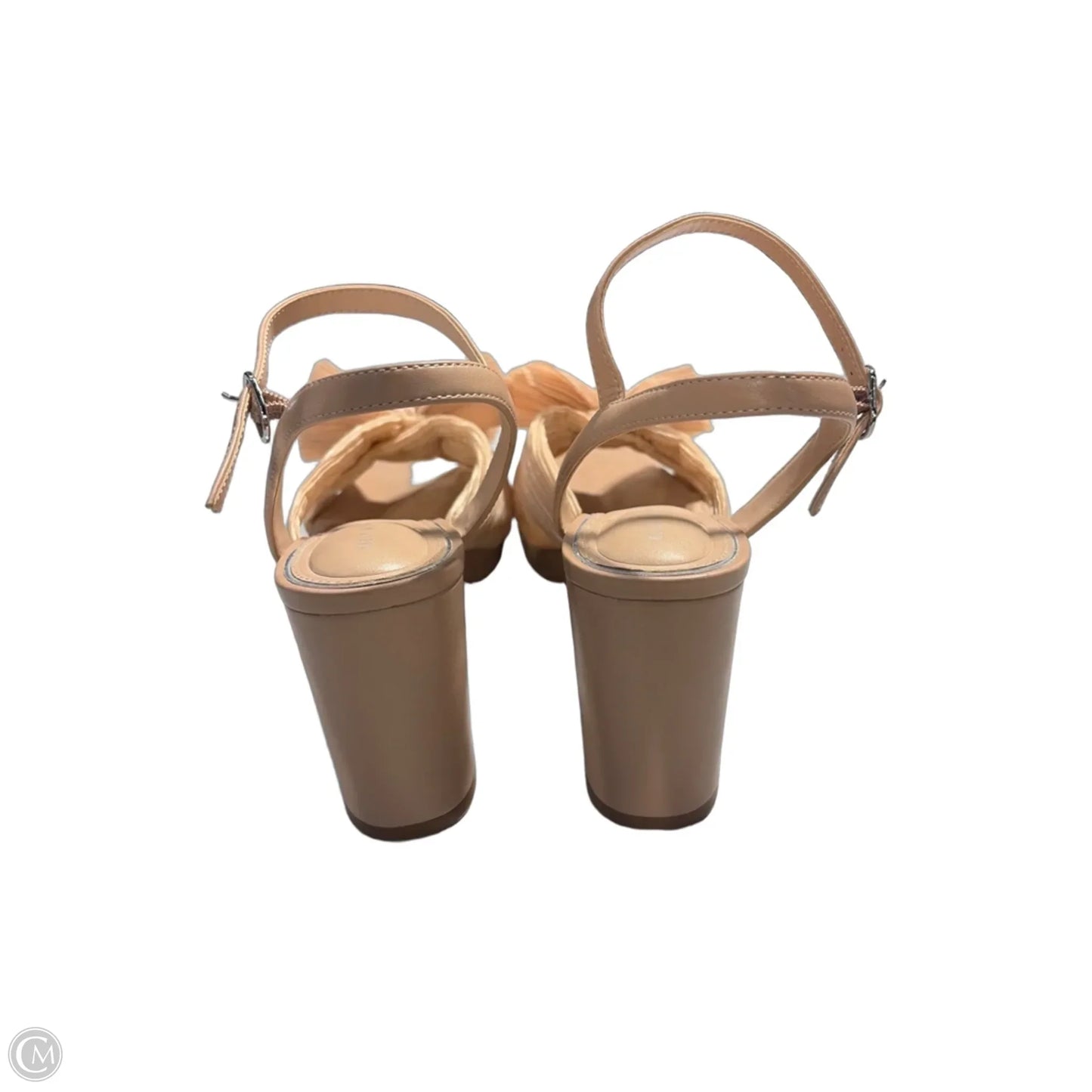 Shoes Heels Block By Kelly And Katie In Tan, Size: 11