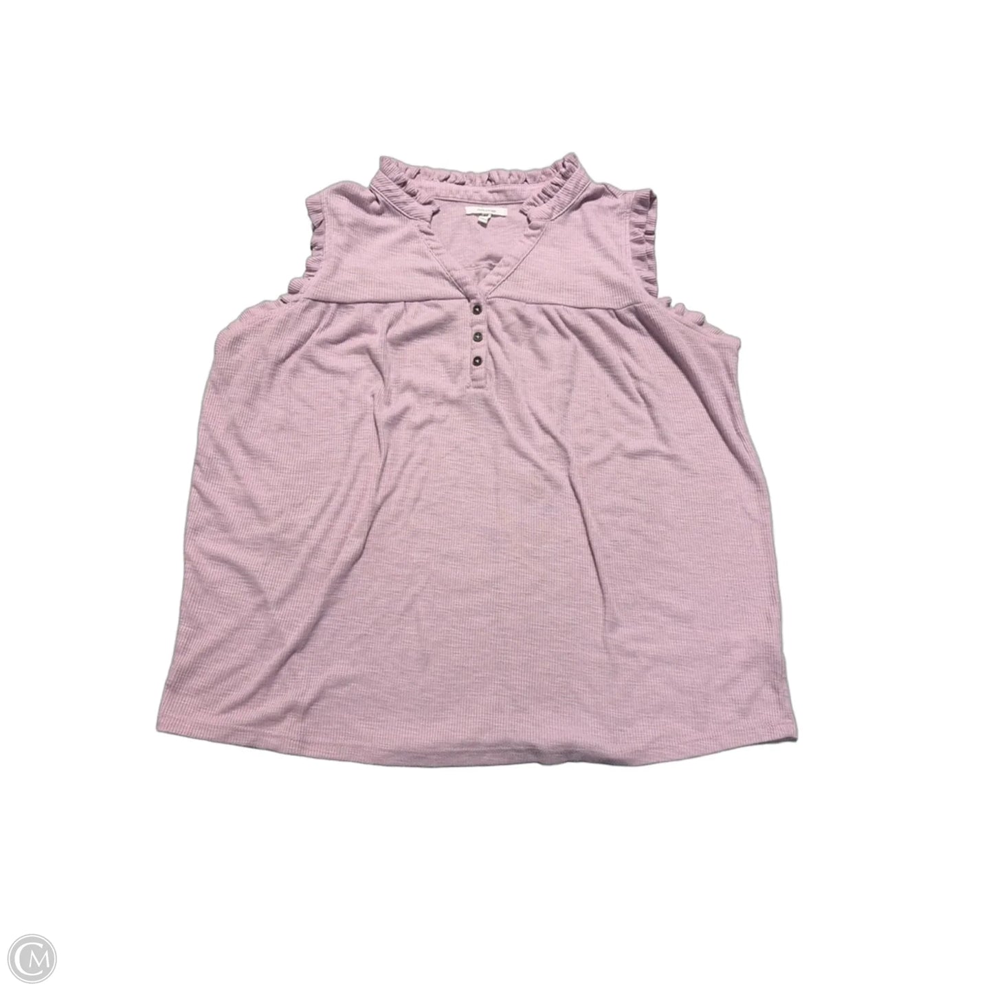 Top Sleeveless By Maurices In Purple, Size: L