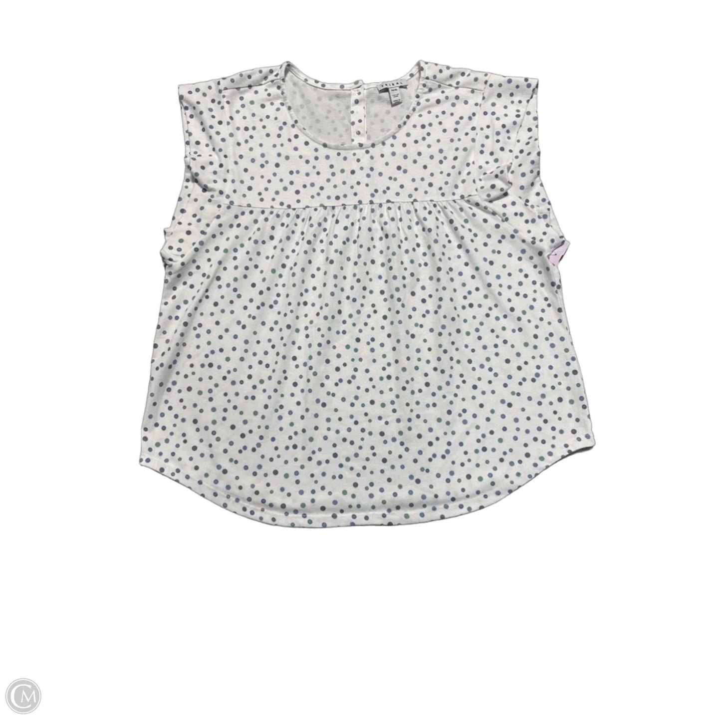 Top Short Sleeve By Tribal In White, Size: Xl