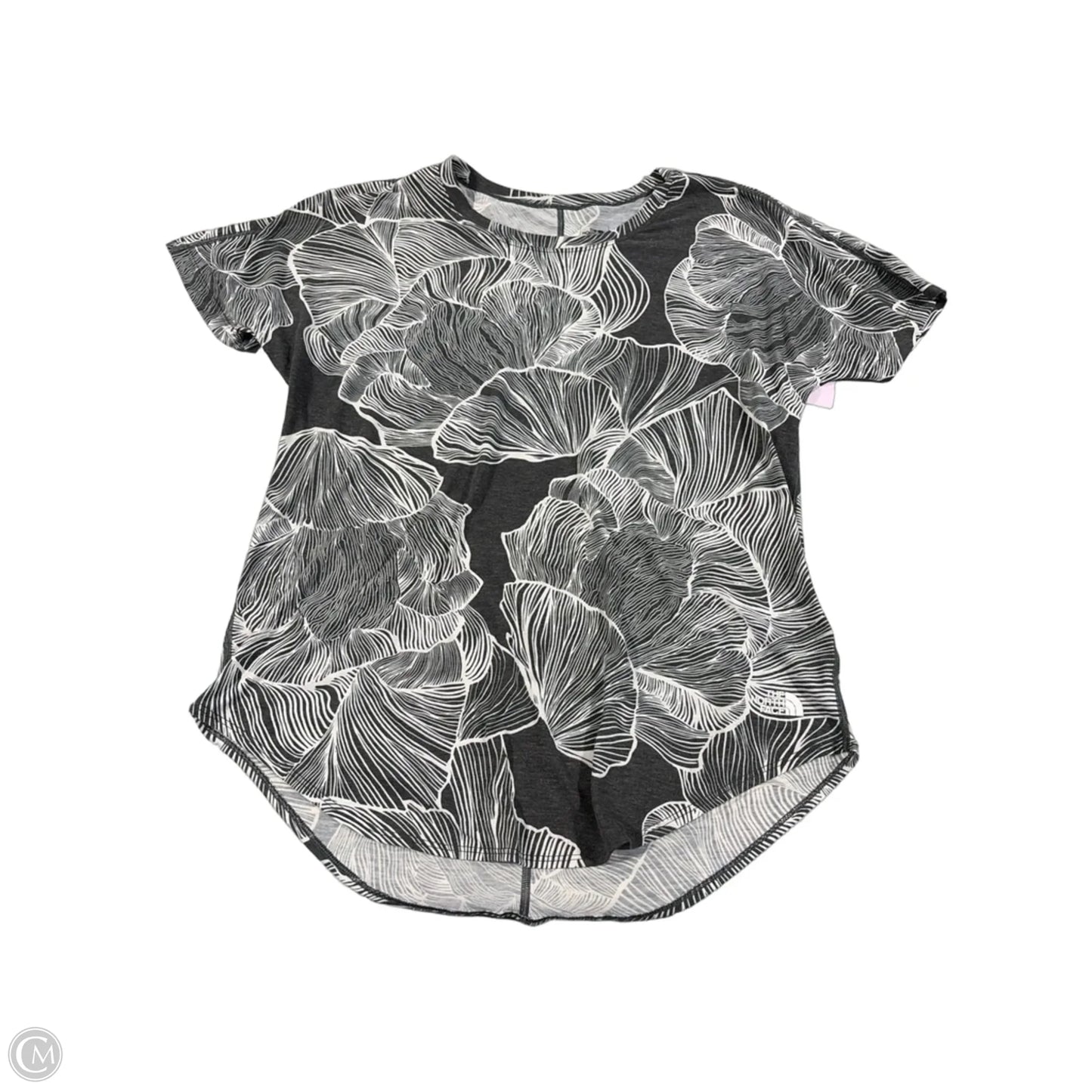 Top Short Sleeve By The North Face In Grey, Size: L