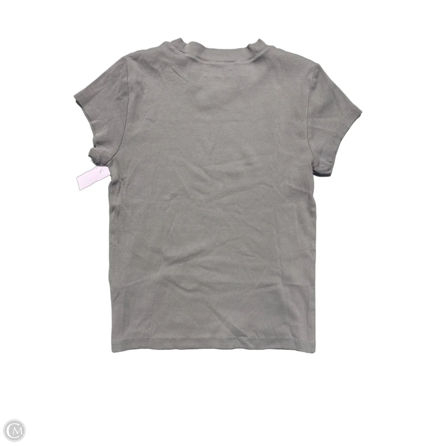Top Short Sleeve By Madewell In Grey, Size: S