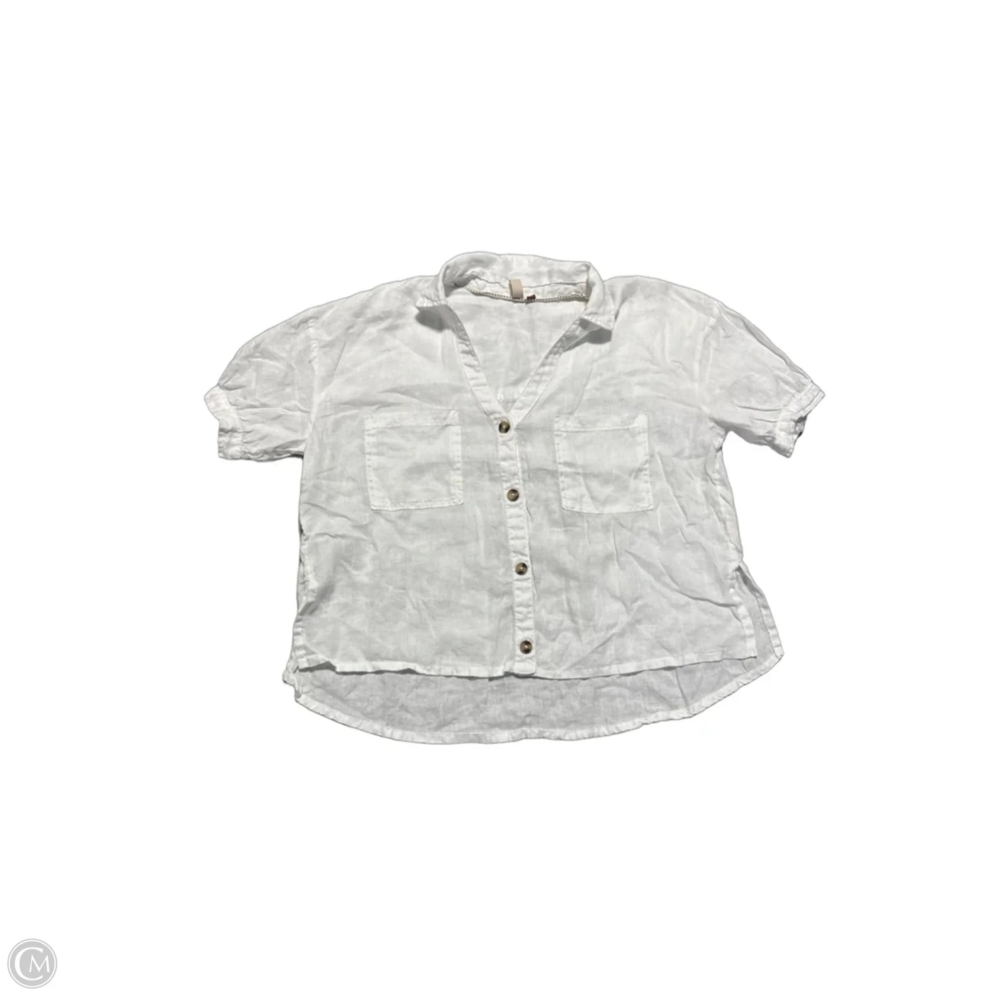 Top Short Sleeve By Pilcro In White, Size: S