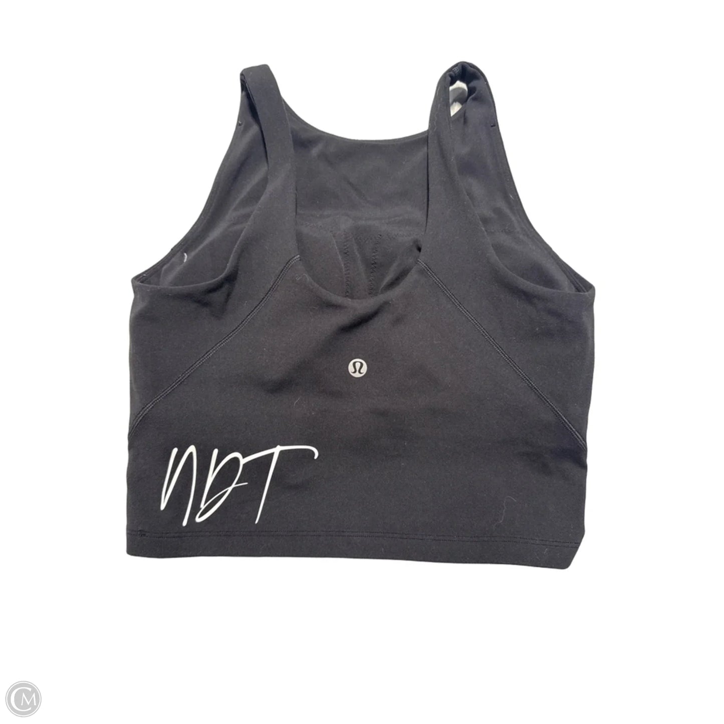 Athletic Tank Top By Lululemon In Black, Size: 4