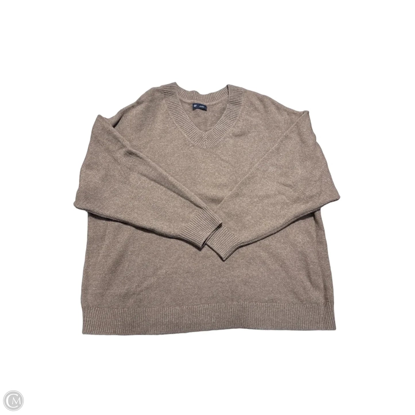 Sweater By Gap In Brown, Size: 2x