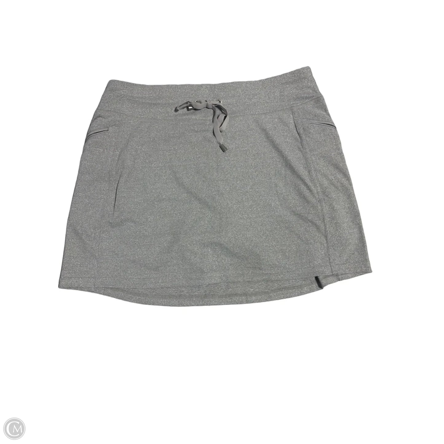 Athletic Skirt By Kyodan In Grey, Size: S