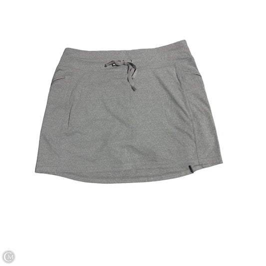 Athletic Skirt By Kyodan In Grey, Size: S