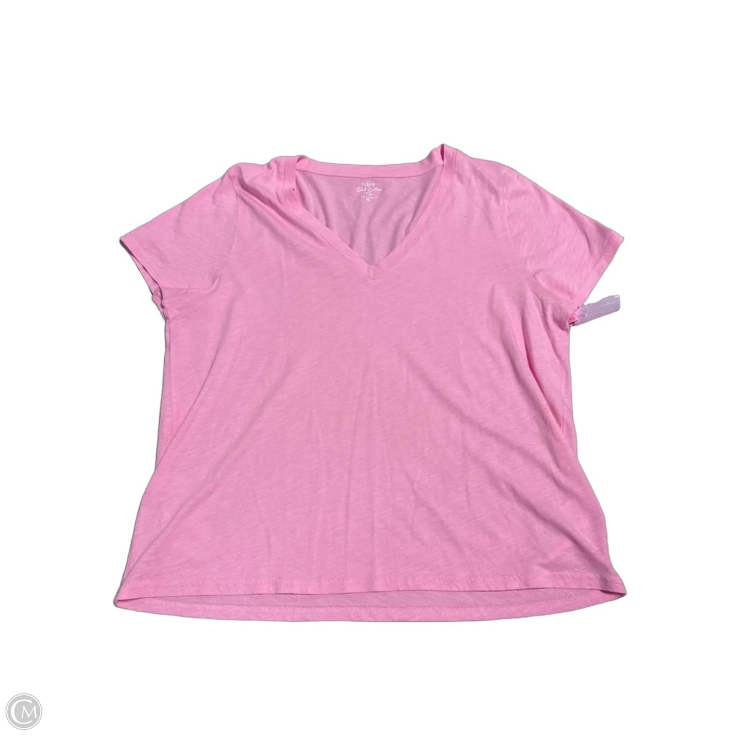 Top Short Sleeve By J. Crew In Pink, Size: Xl