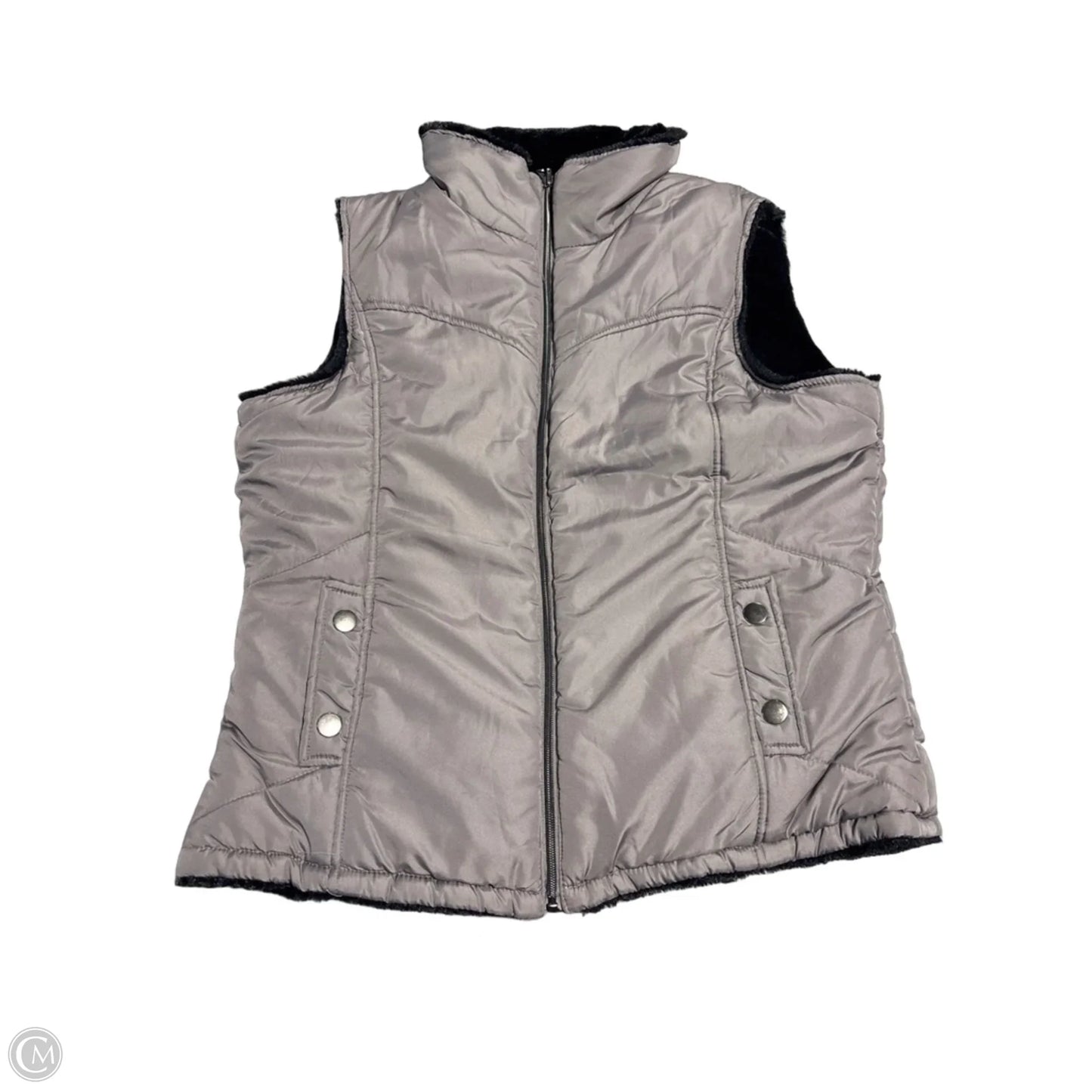 Vest Puffer & Quilted By Cmc In Brown, Size: M