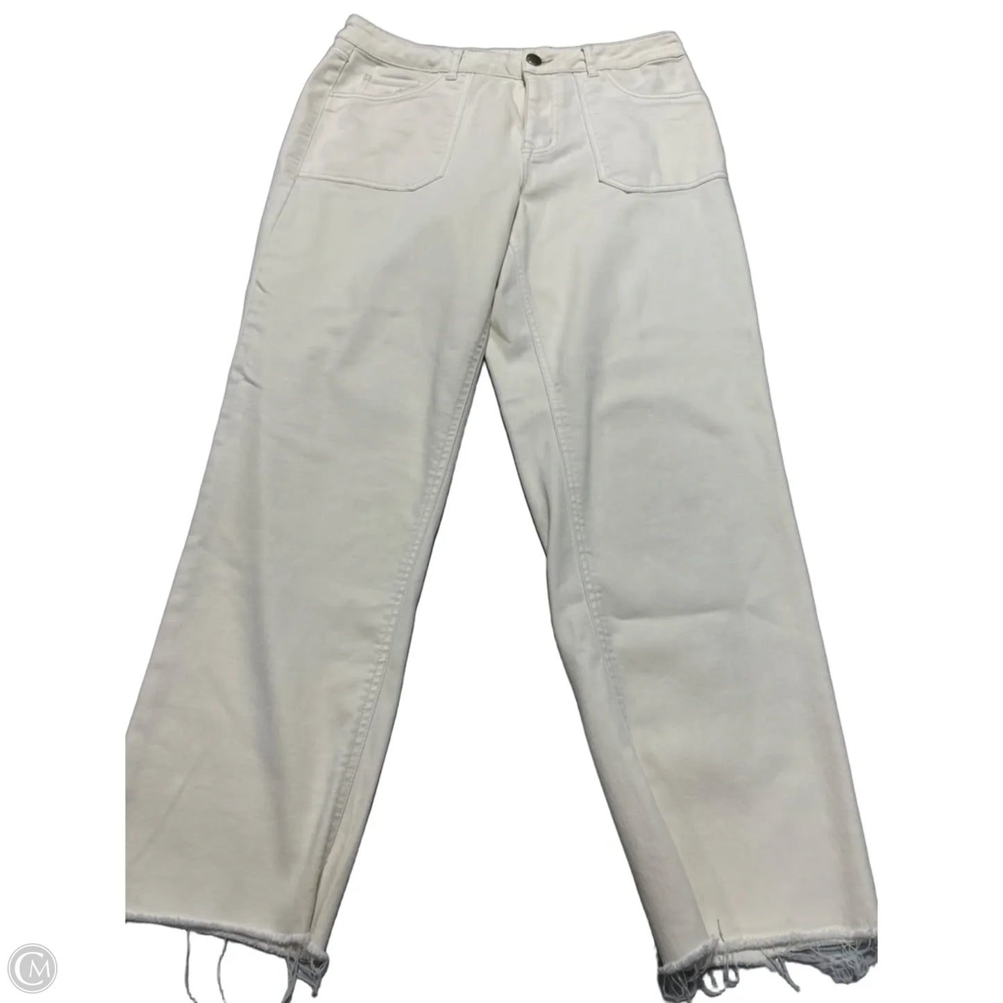 Jeans Straight By Maurices In Cream, Size: 12
