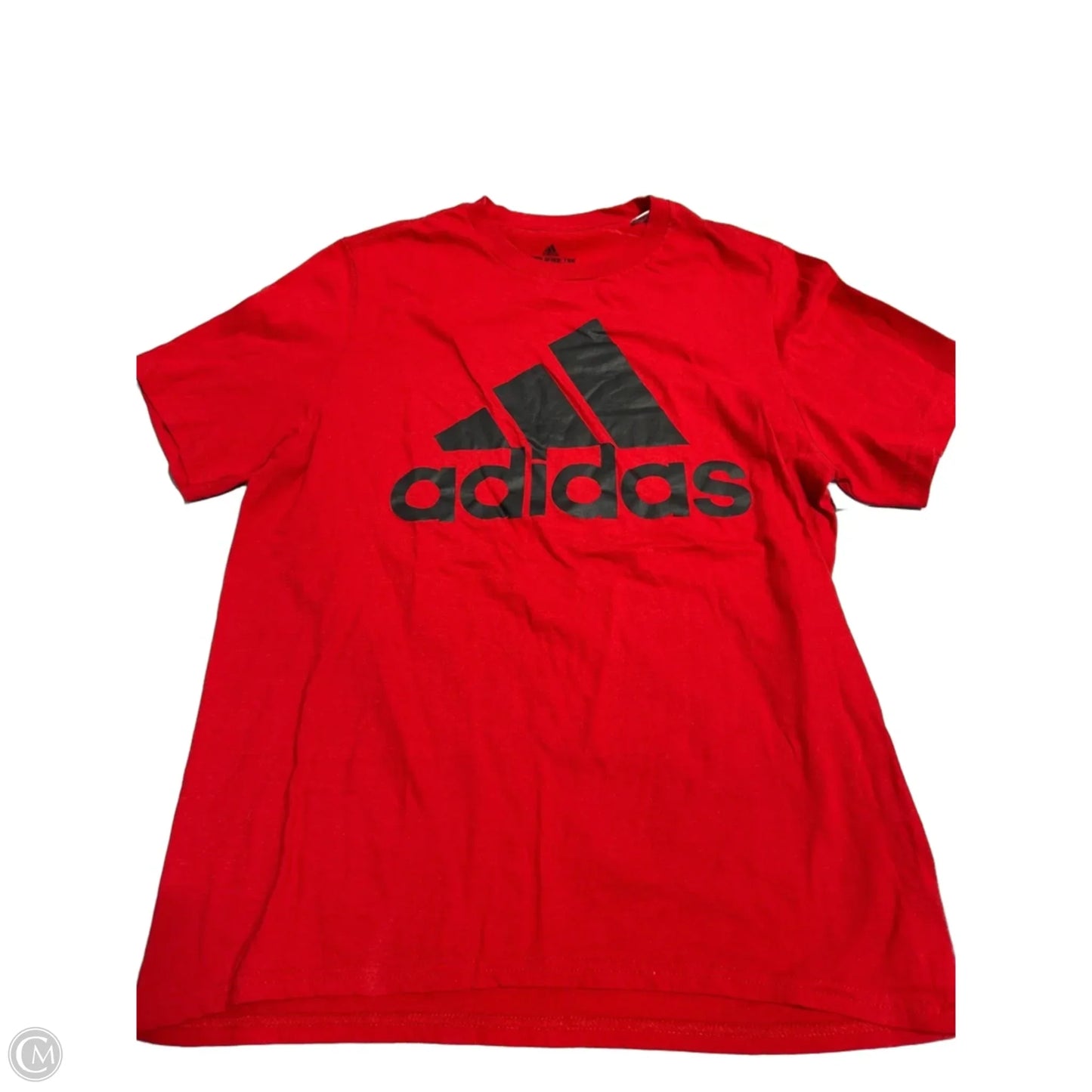 Top Short Sleeve By Adidas In Red, Size: M