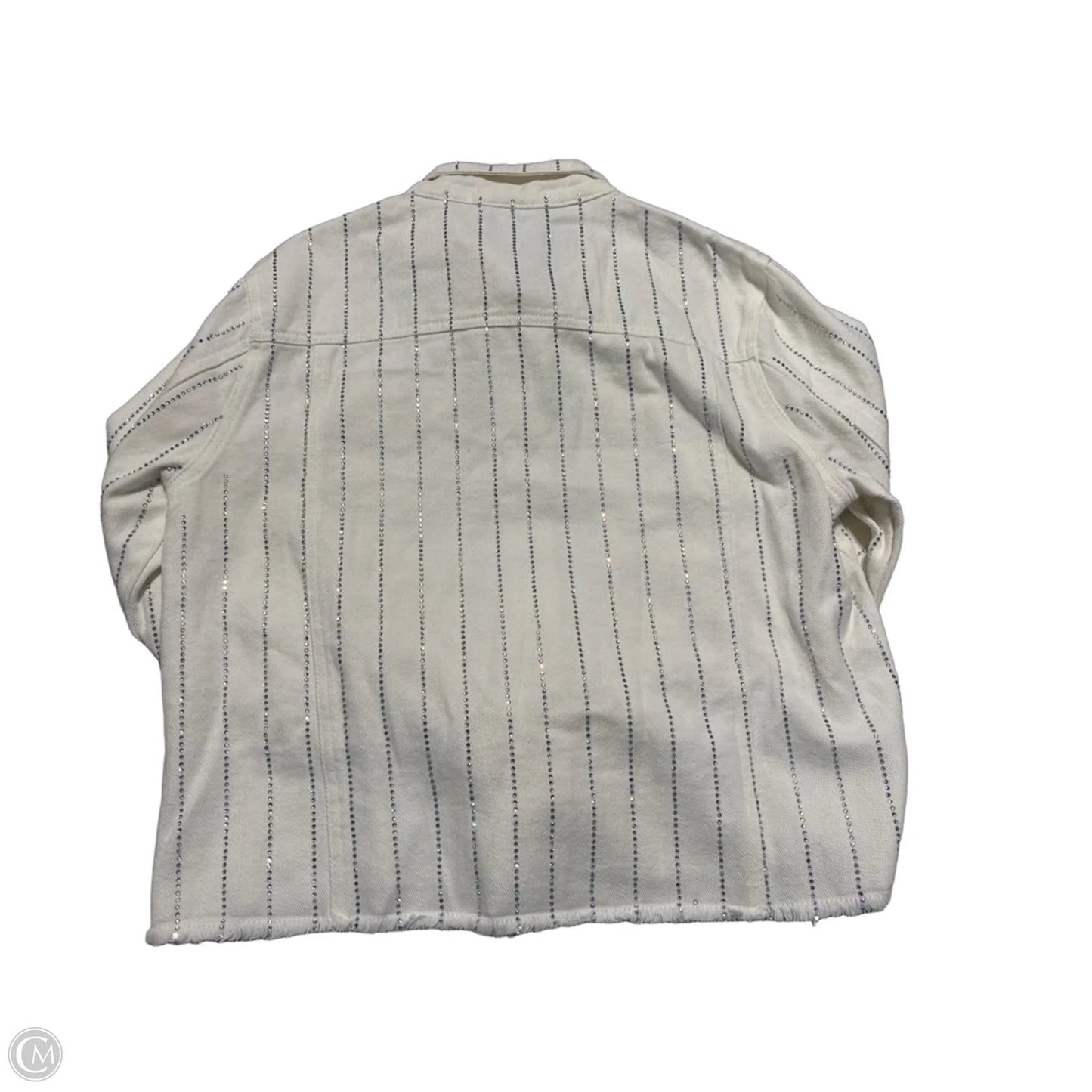 Jacket Denim By Origami In White, Size: S