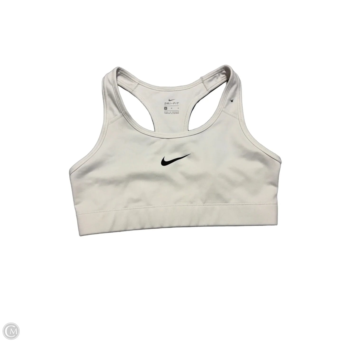 Athletic Bra By Nike In White, Size: M