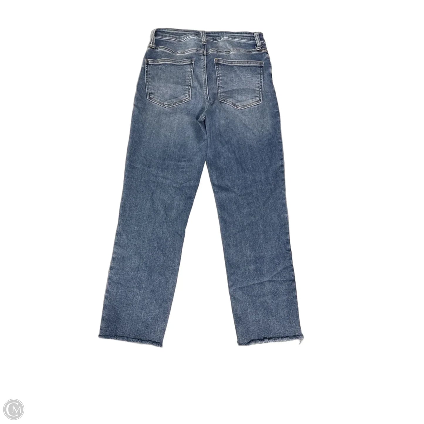 Jeans Straight By Kut In Blue Denim, Size: 4