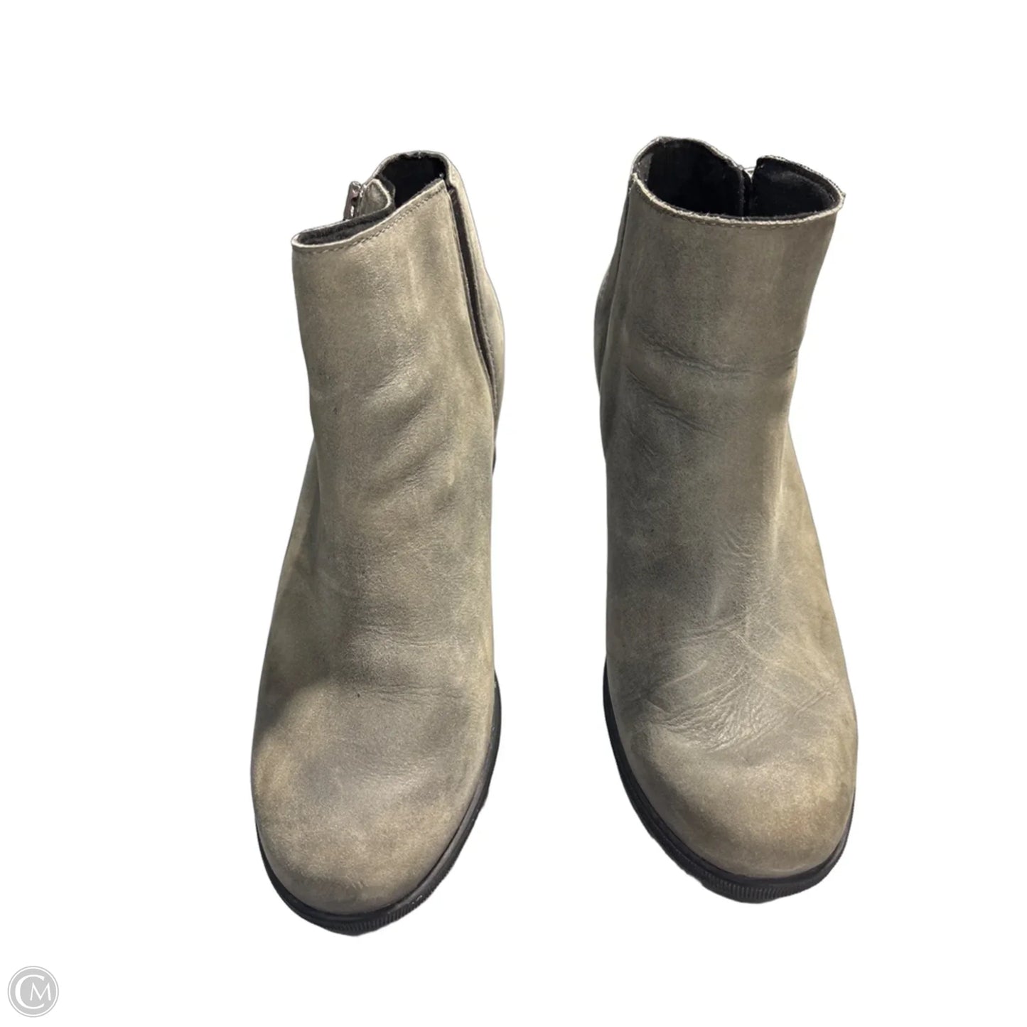 Boots Ankle Heels By Sorel In Grey, Size: 9.5