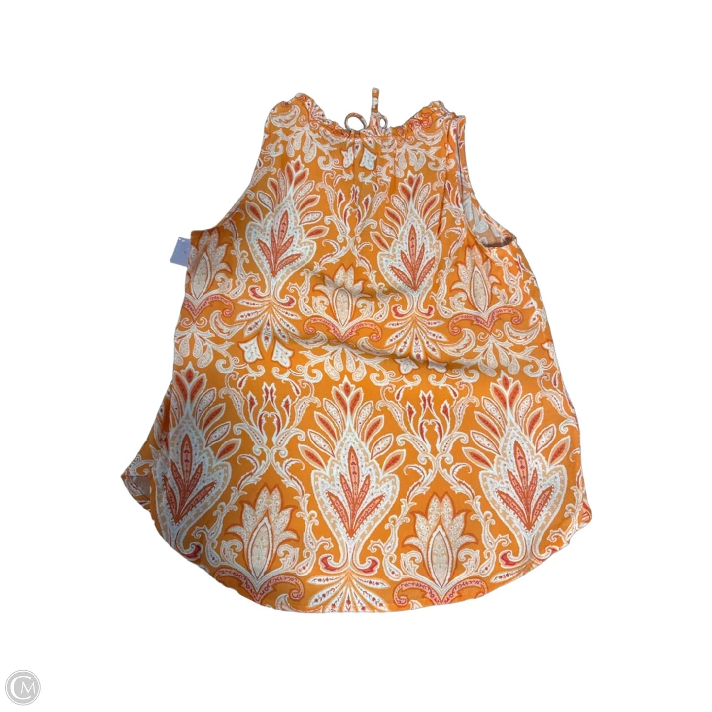 Top Sleeveless By Loft In Orange, Size: Xs