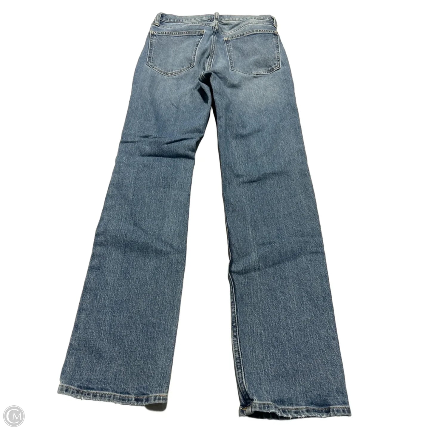 Jeans Straight By Gap In Blue Denim, Size: 4