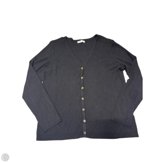 Cardigan By Beachlunchlounge In Black, Size: Xl