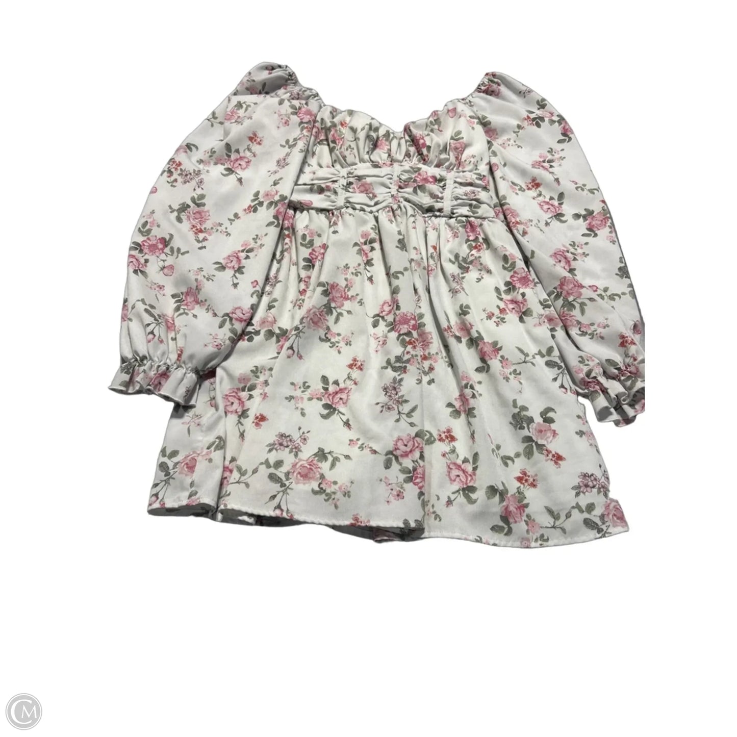 Dress Casual Short By Inspired Hearts In Floral Print, Size: Xl