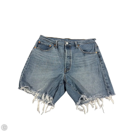 Shorts By Levis In Blue Denim, Size: 16