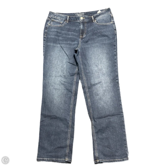 Jeans Boot Cut By Maurices In Blue Denim, Size: 16