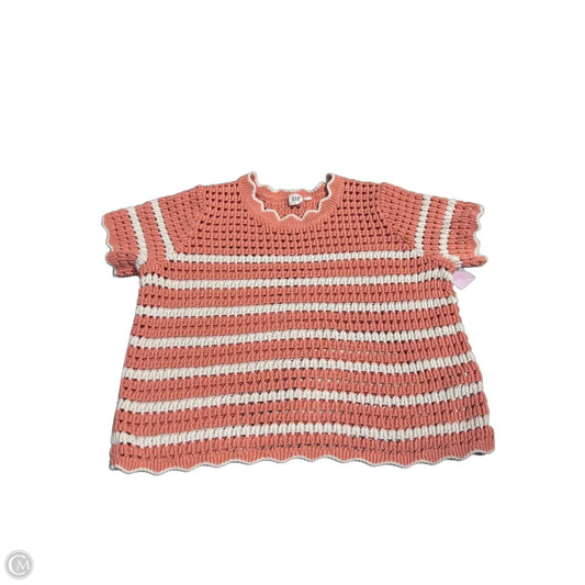 Top Short Sleeve By Gap In Coral, Size: S