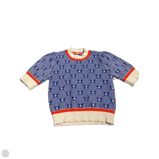 Top Short Sleeve By Thml In Blue, Size: Xs