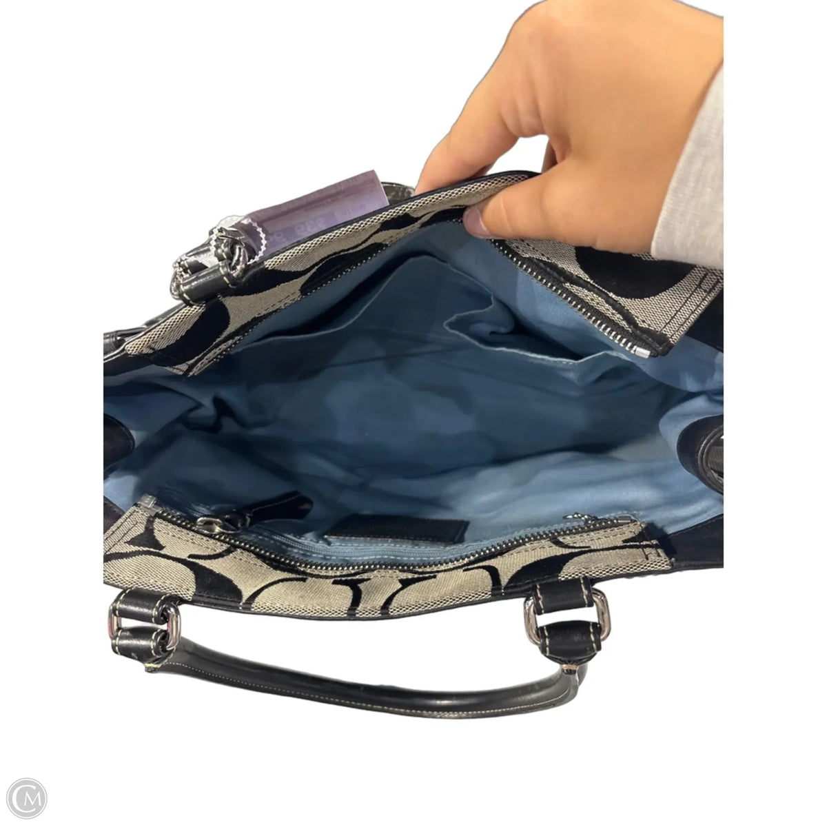 Handbag Designer By Coach, Size: Medium