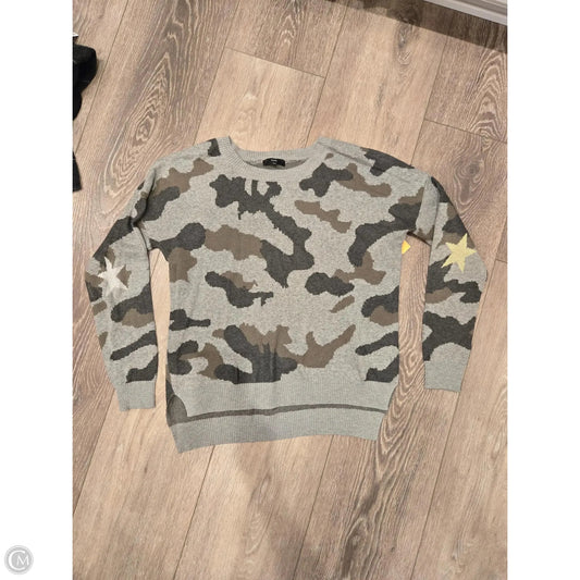 Top Long Sleeve By Fate In Camouflage Print, Size: M