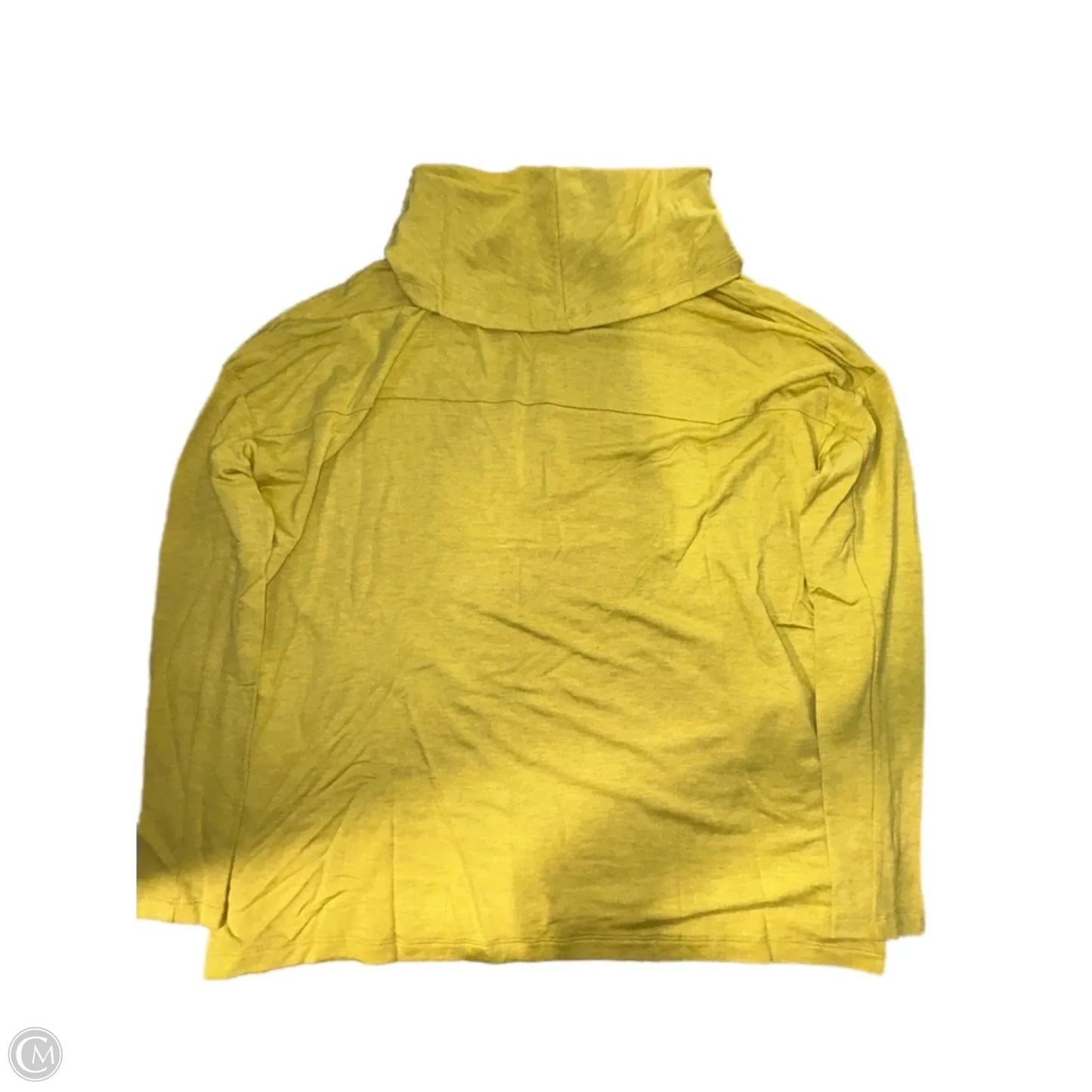 Top Long Sleeve Basic By Cabi In Green, Size: S