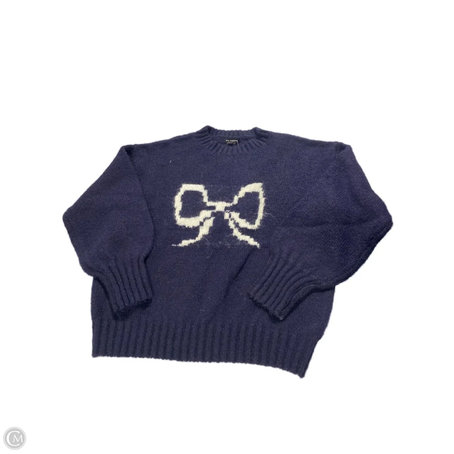 Sweater By Blu Pepper In Navy, Size: S