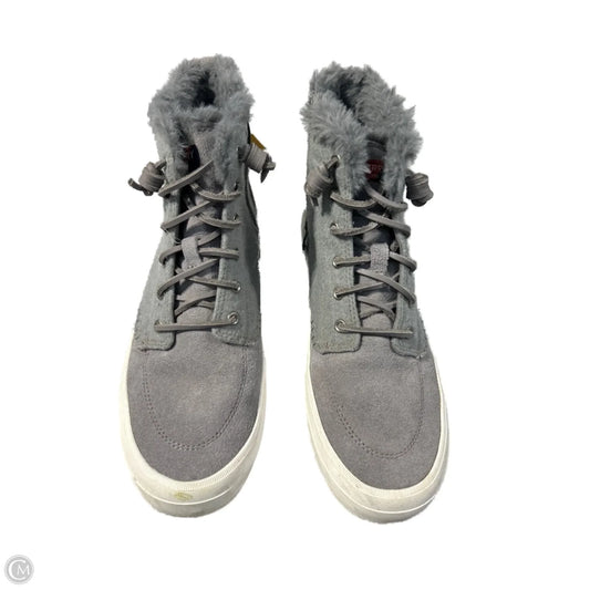 Boots Ankle Flats By Sperry In Grey, Size: 9.5