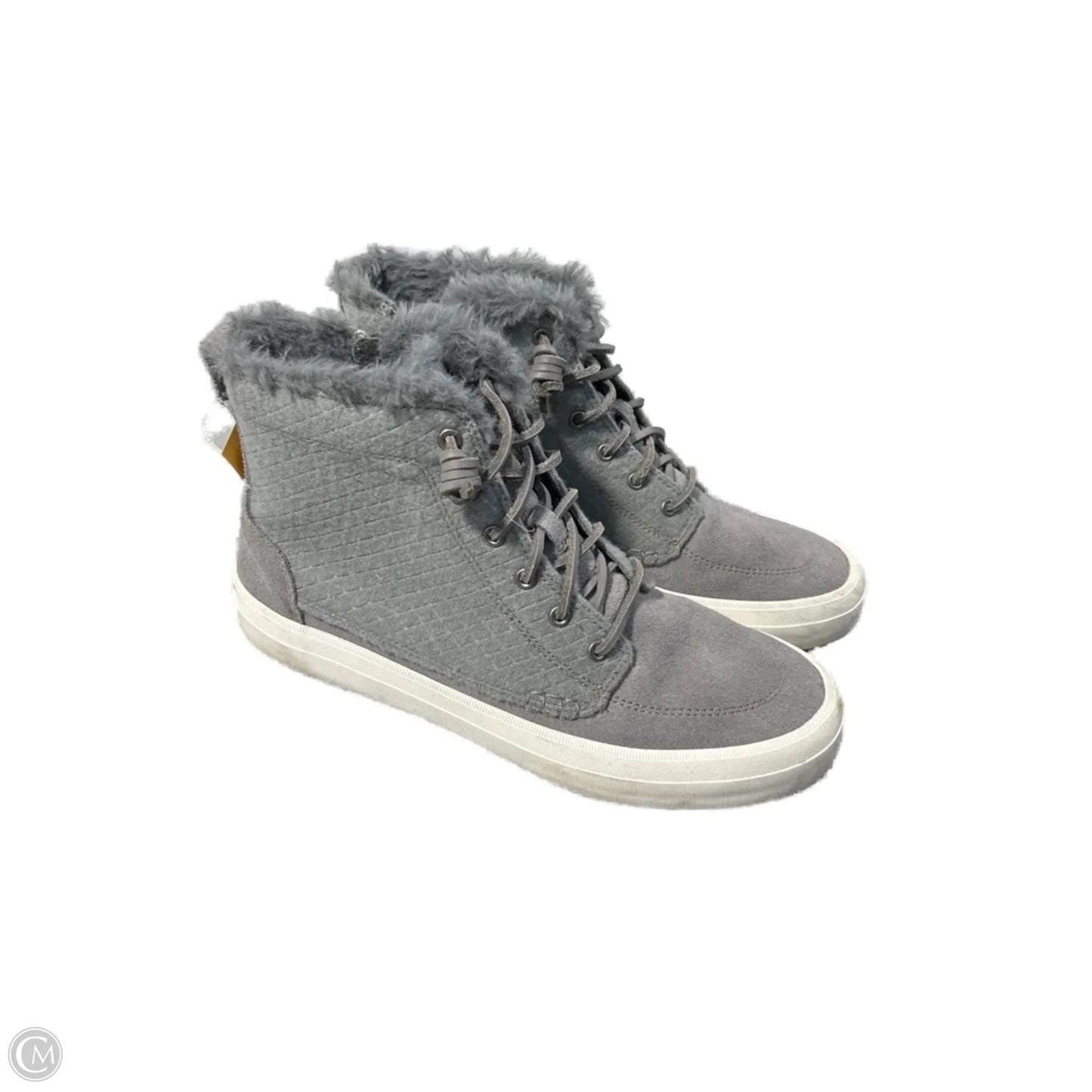 Boots Ankle Flats By Sperry In Grey, Size: 9.5