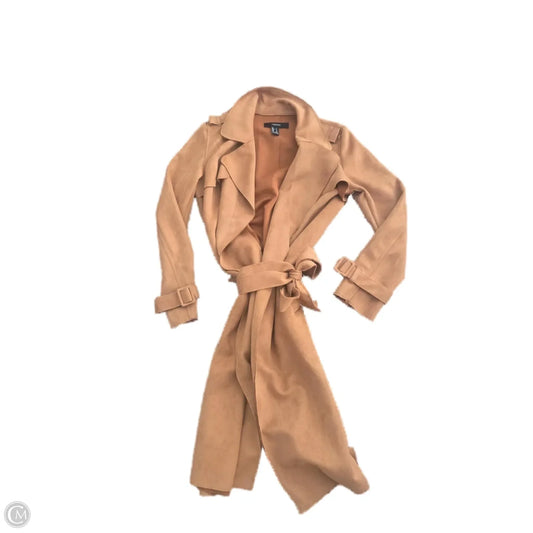 Coat Faux Fur & Sherpa By Forever 21 In Brown, Size: S