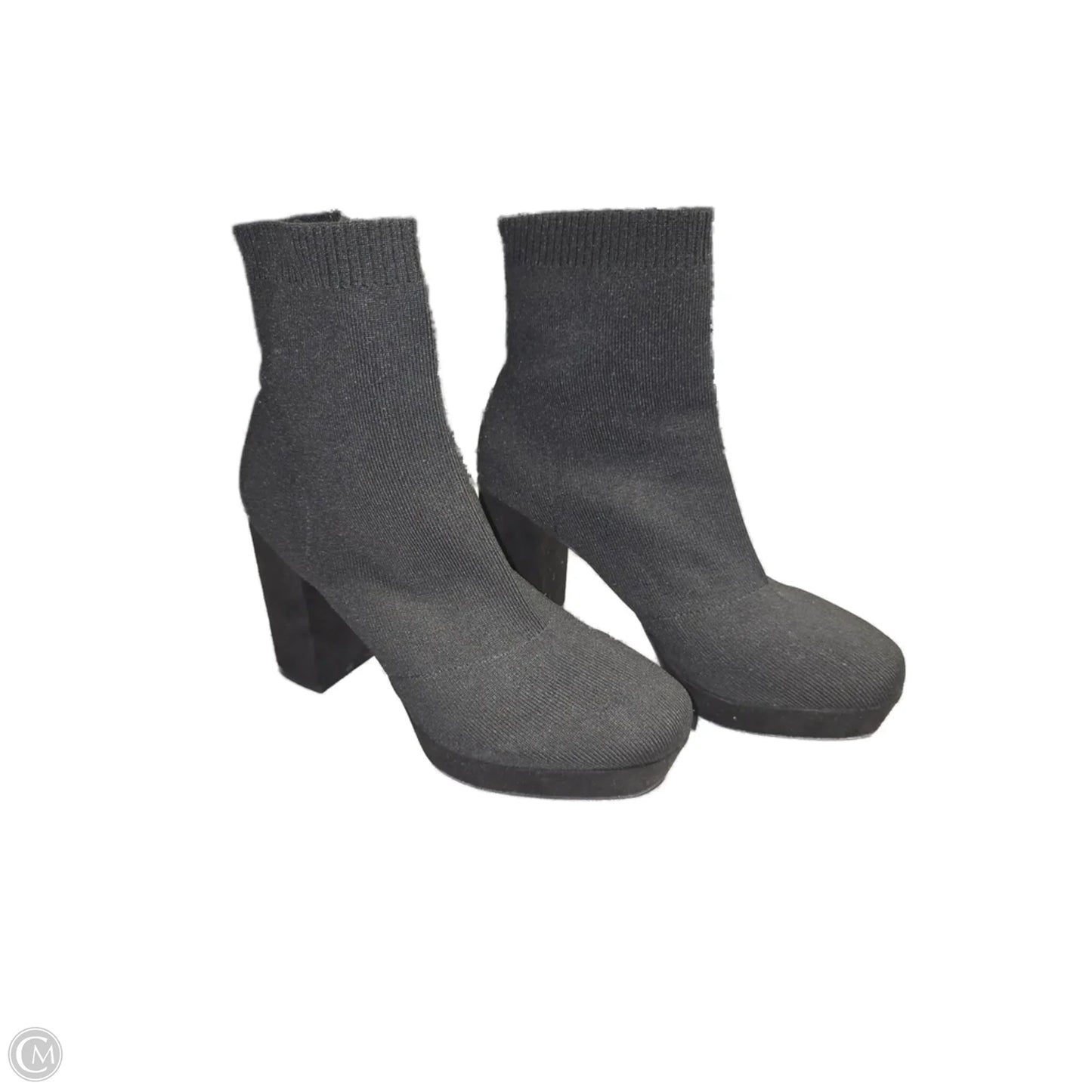 Boots Ankle Heels By Mia In Black, Size: 8.5