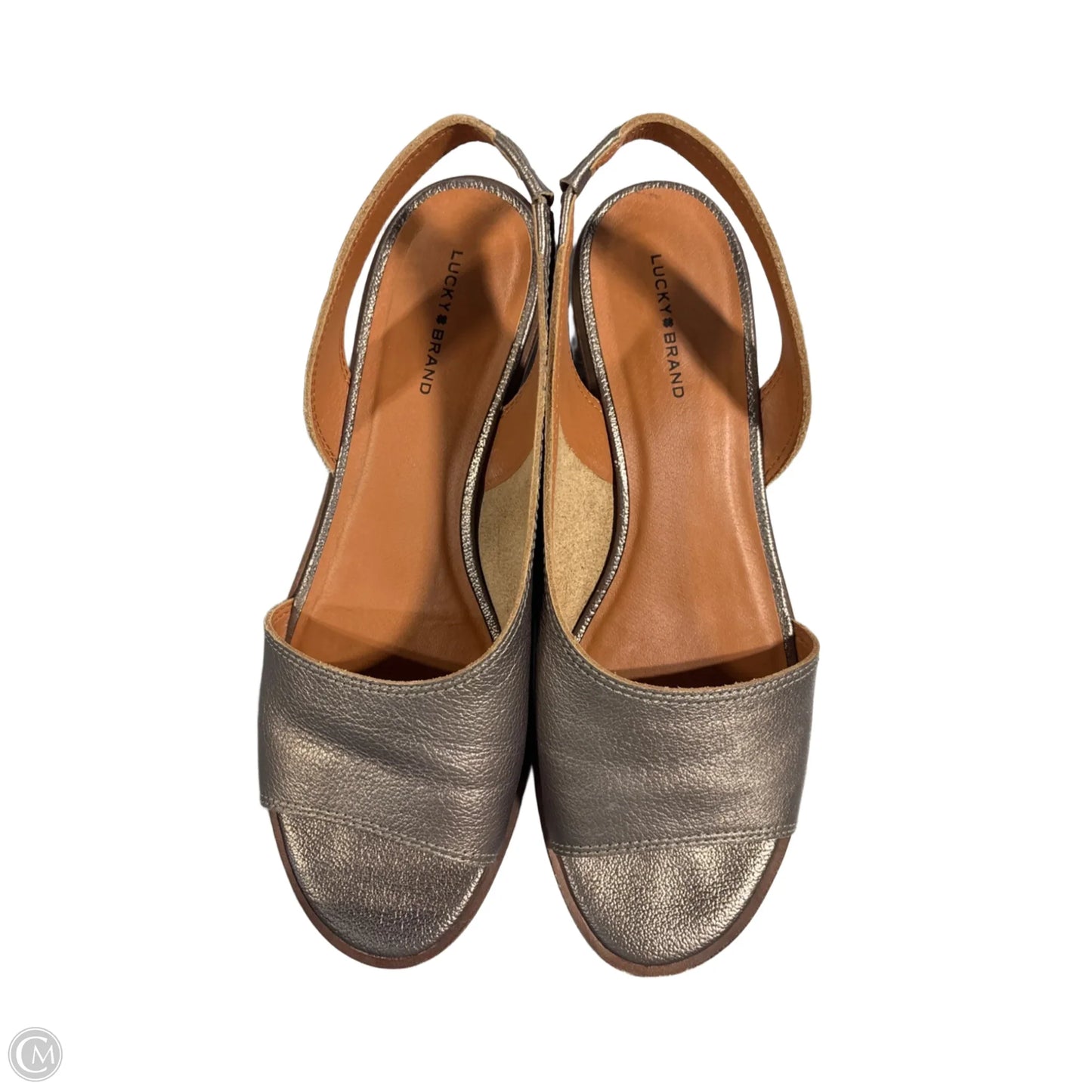 Sandals Flats By Lucky Brand In Gold, Size: 10