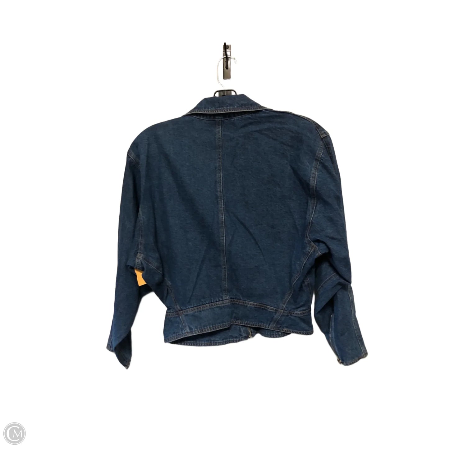 Jacket Denim By Sugar Lips In Blue Denim, Size: L