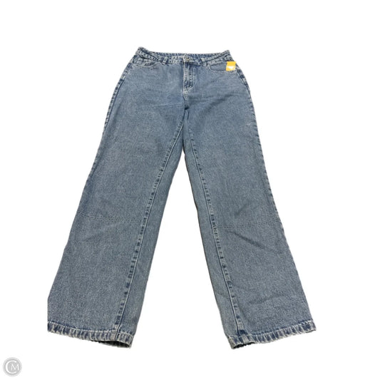 Jeans Boot Cut By Shein In Blue Denim, Size: M