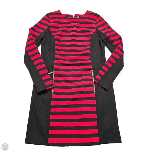 Dress Designer By Michael Kors In Striped Pattern, Size: M