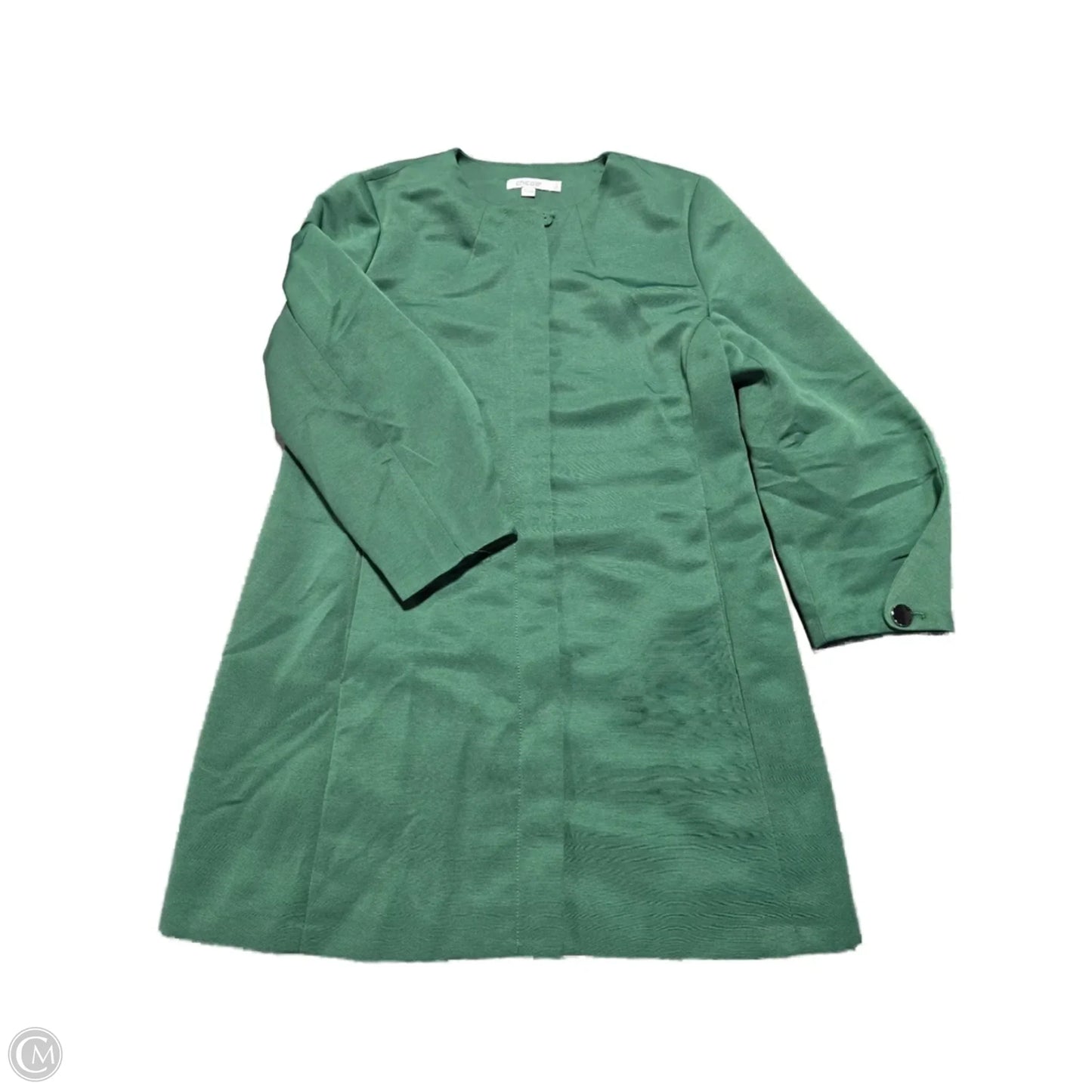 Jacket Moto By Chicos In Green, Size: S