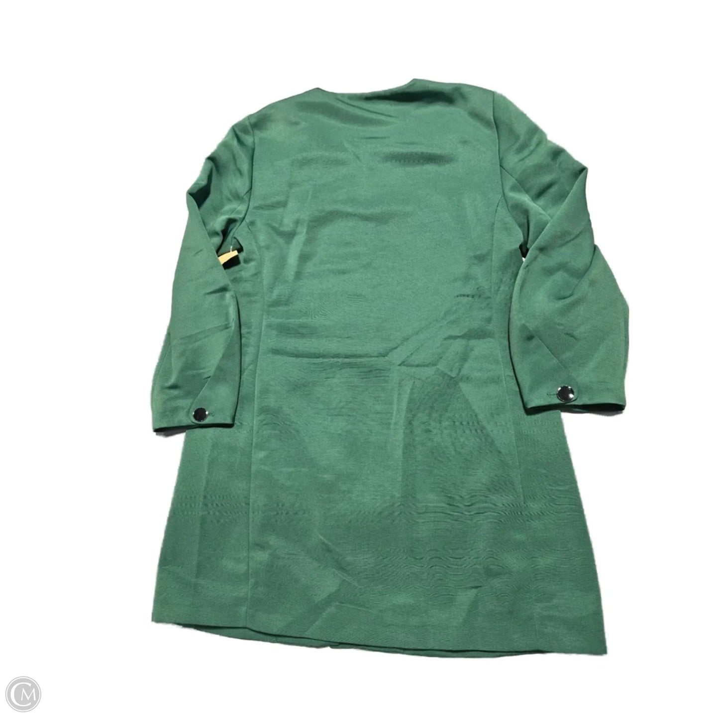 Jacket Moto By Chicos In Green, Size: S