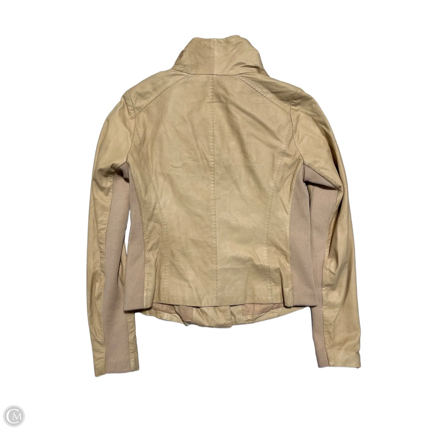 Jacket Fleece By Vince In Tan, Size: M