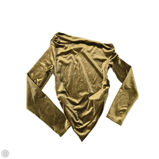 Top Long Sleeve By Abercrombie And Fitch In Yellow, Size: S