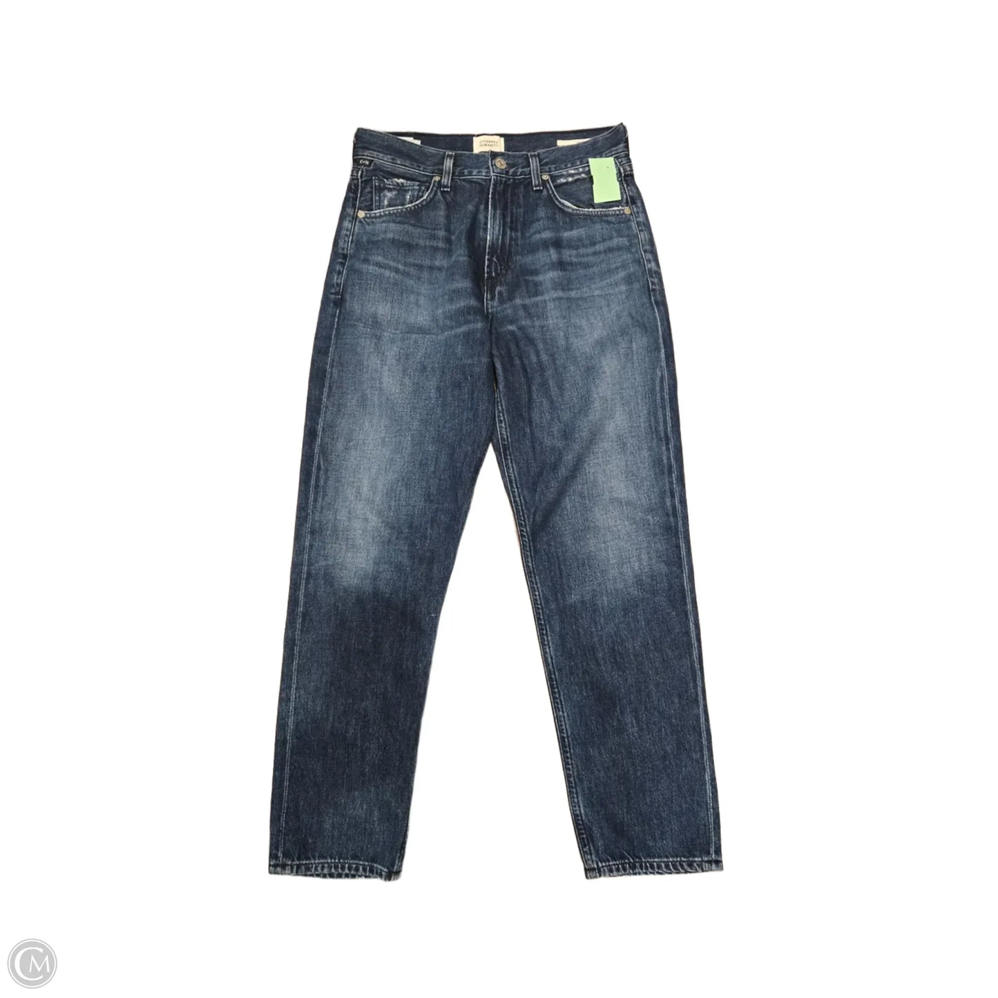 Jeans Straight By Citizens Of Humanity In Blue Denim, Size: 0