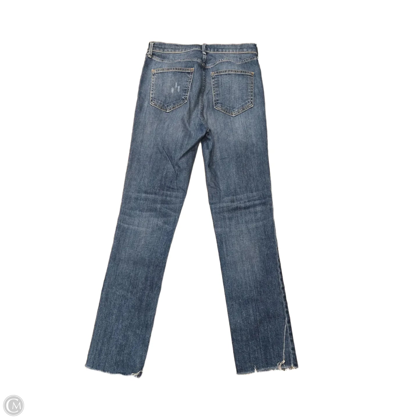Jeans Straight By Rag & Bones Jeans In Blue Denim, Size: 2
