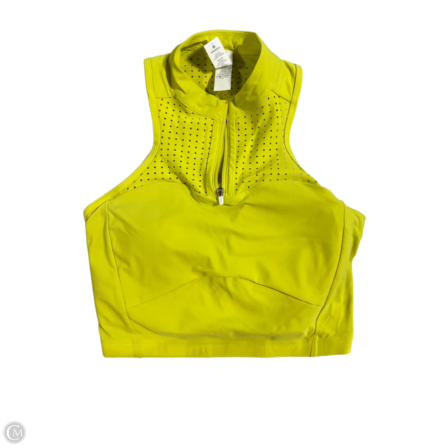Athletic Tank Top By Lululemon In Yellow, Size: 6