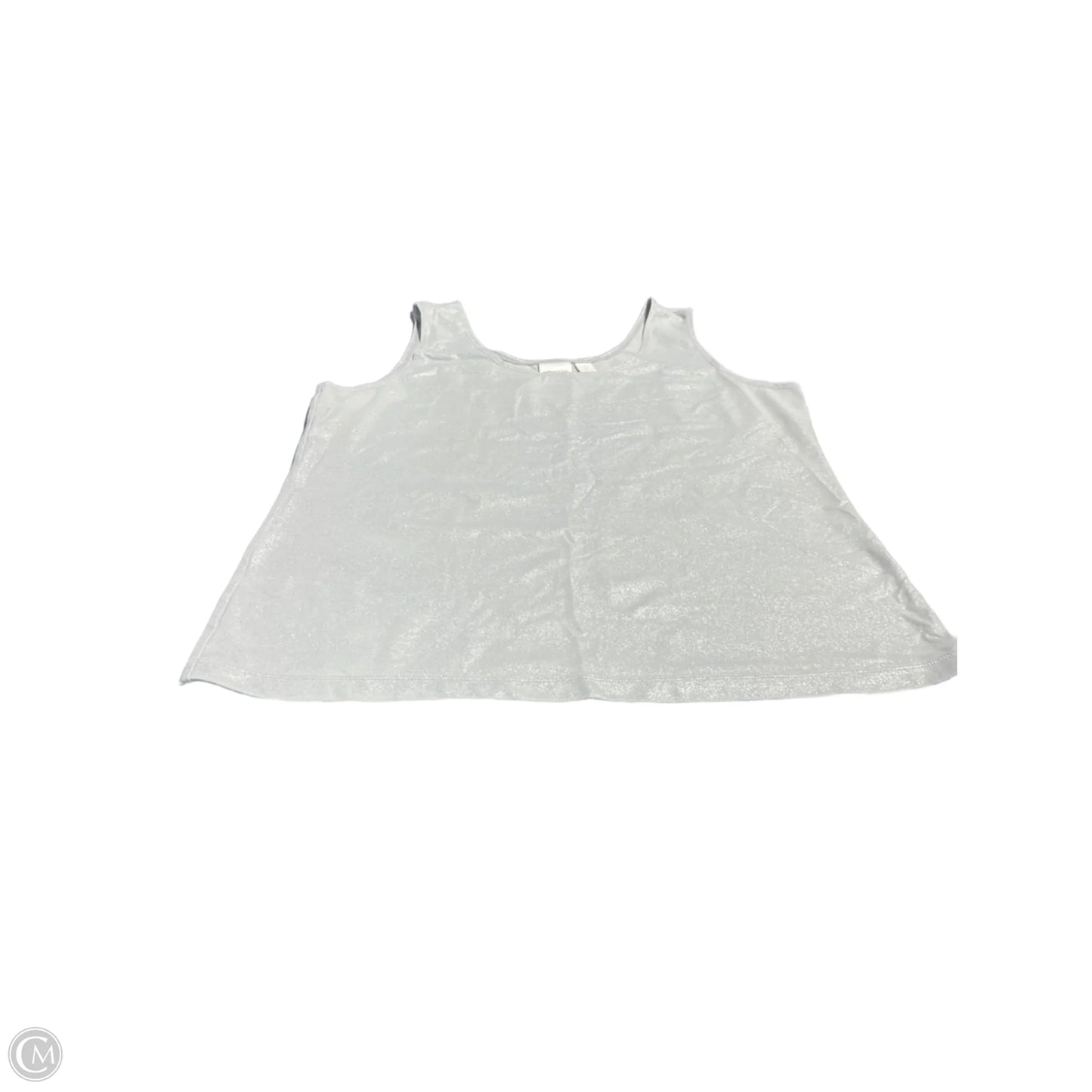 Tank Top By Chicos In Silver, Size: L