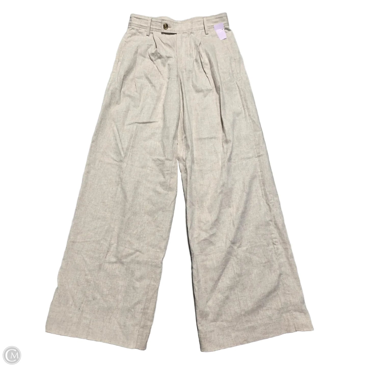 Pants Wide Leg By Banana Republic In Cream, Size: 4